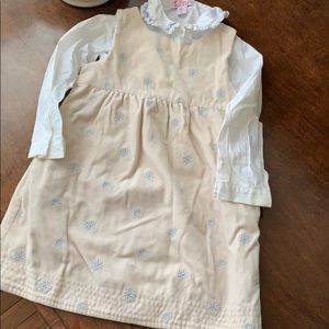 Best & Co snowflake ❄️ velvet romper